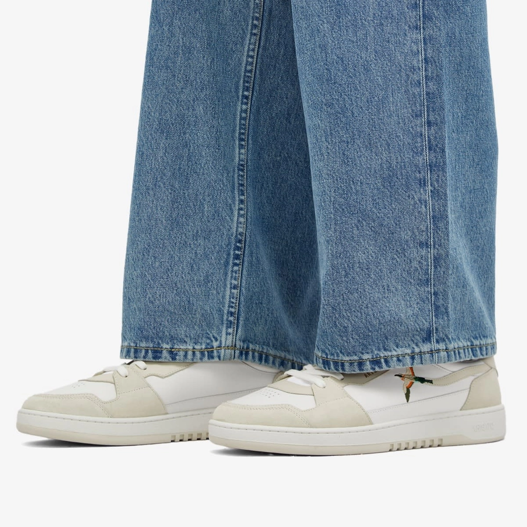 Axel Arigato Men's Dice Lo Bee Bird Sneaker White/Off White
